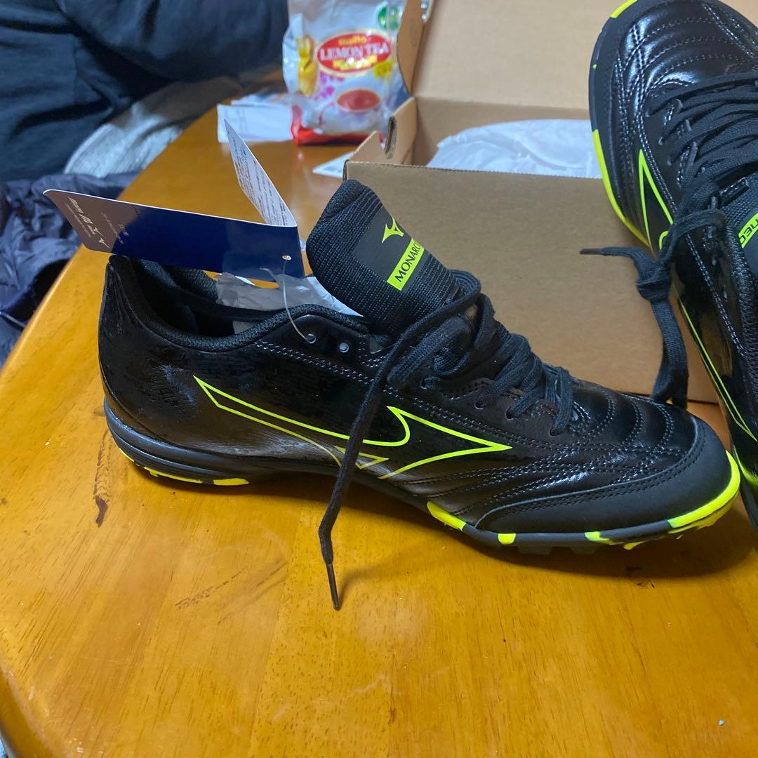 Mizuno Neo Sala Pro TF 26.5cm ブラック/イエロー