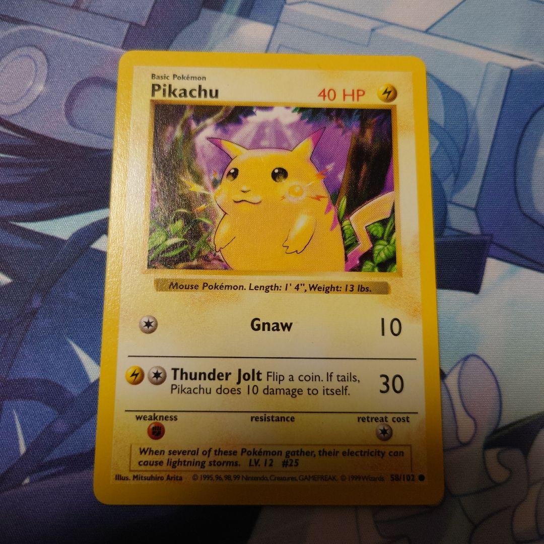 ポケモンカード ピカチュウ 旧裏 英語 イエローチーク シャドーレス