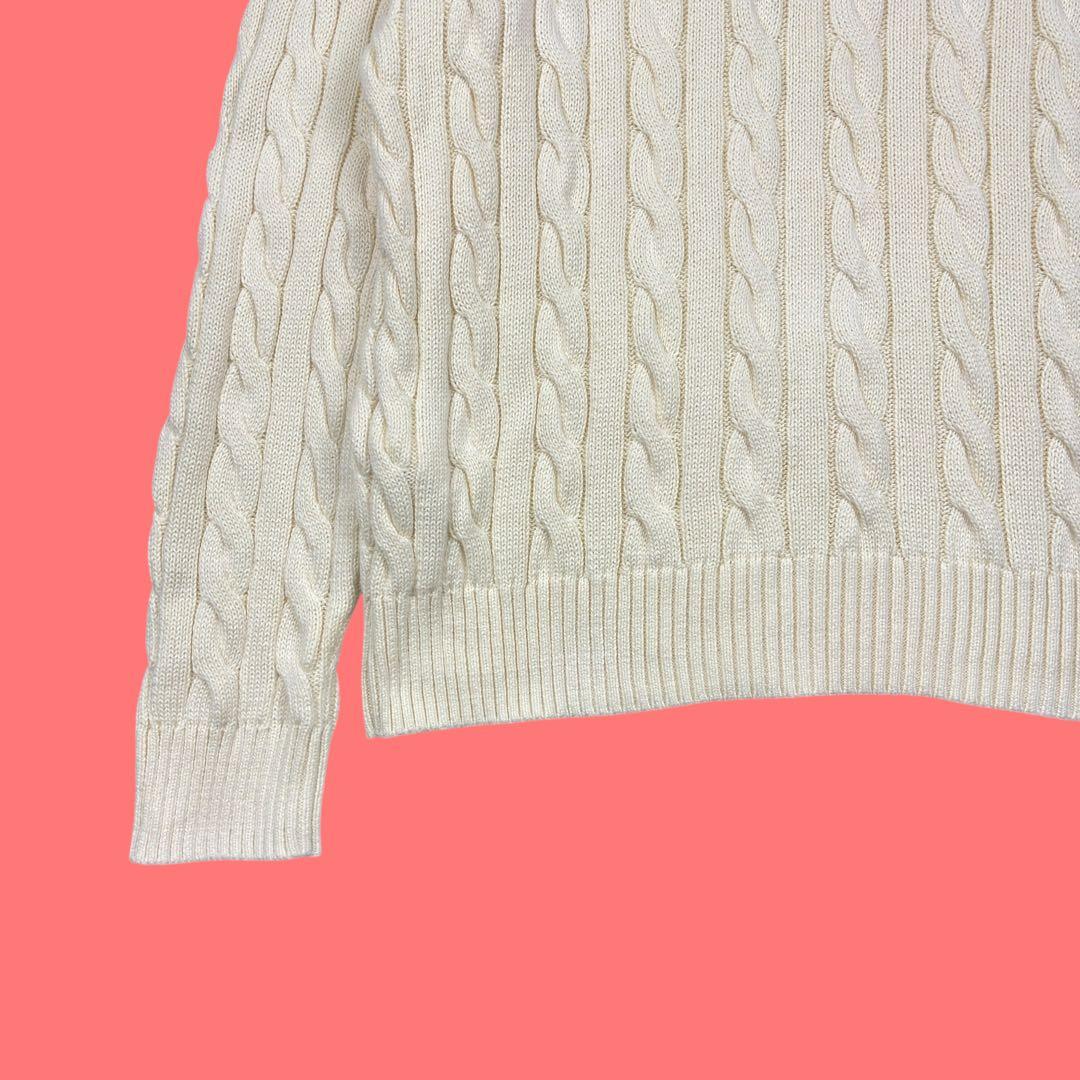Polo Ralph Lauren コットン ケーブルニット ポニー刺繍