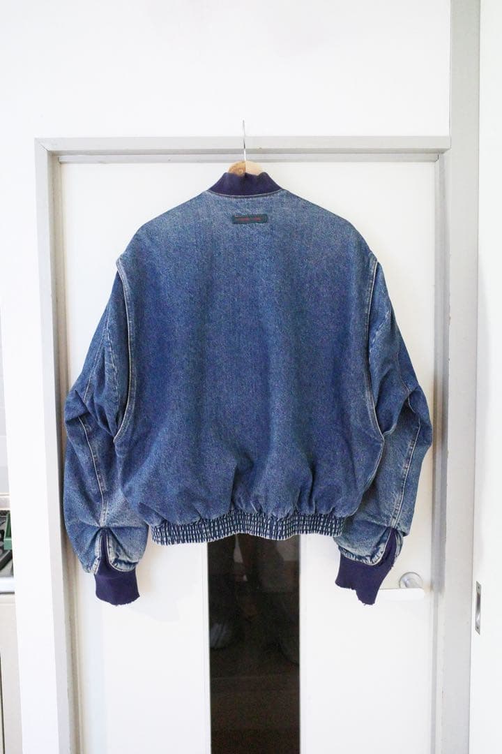 80s KATHARINE HAMNET デニムボンバージャケット　アーカイブ