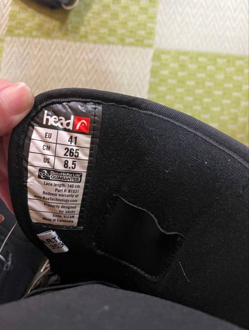 スノーボードHEADブーツwise156cm58cm24.8mm26.5cm