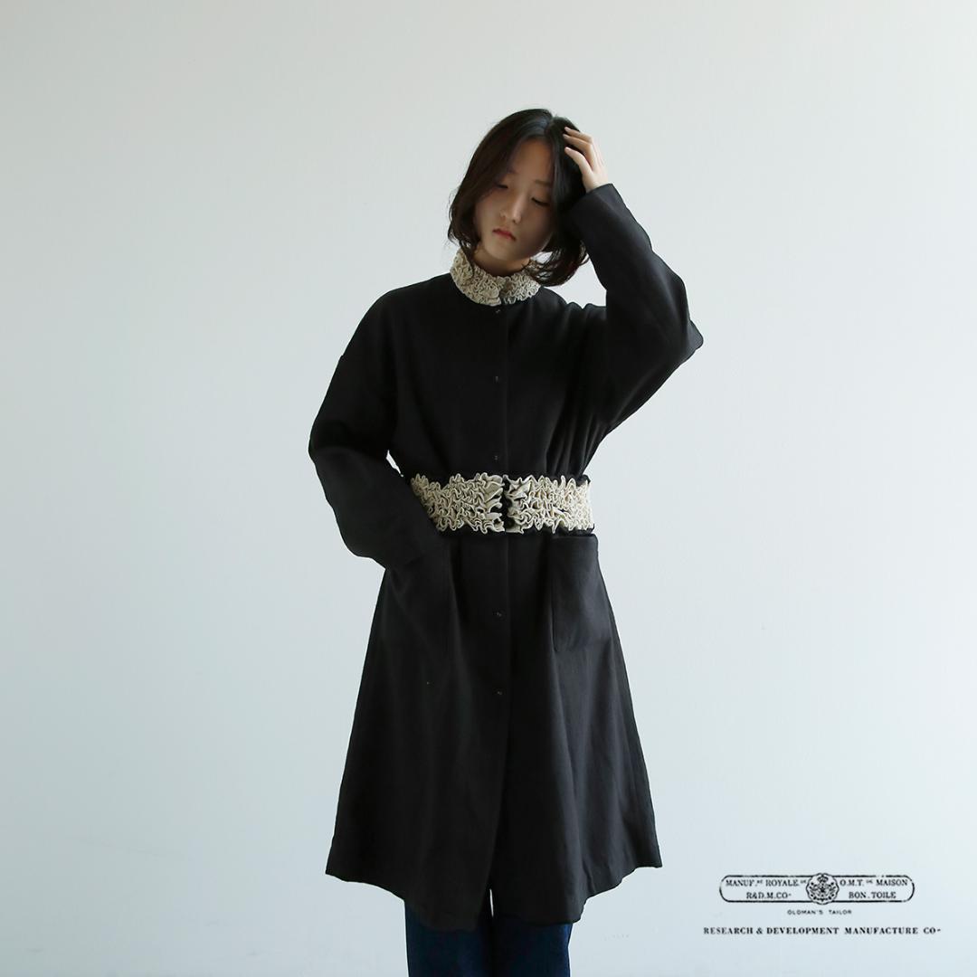 R & D.M.Co- オールドマンズテーラー フリル デコレーション コート