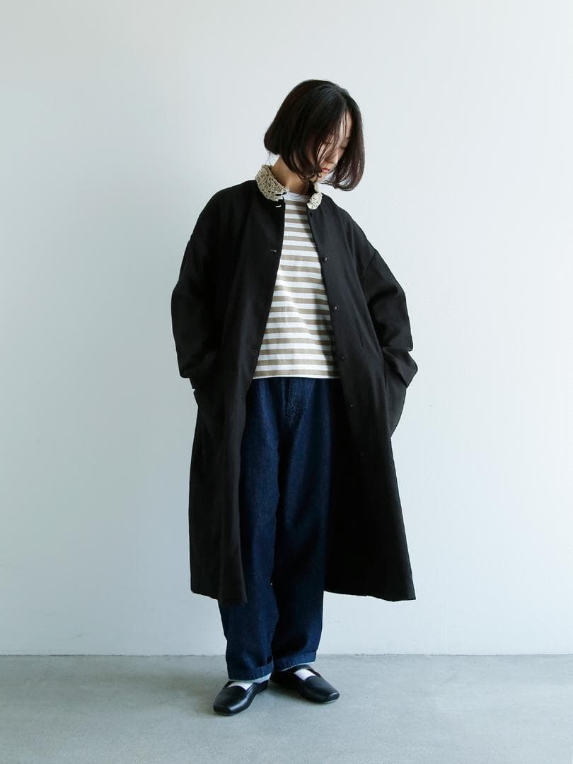 R & D.M.Co- オールドマンズテーラー フリル デコレーション コート