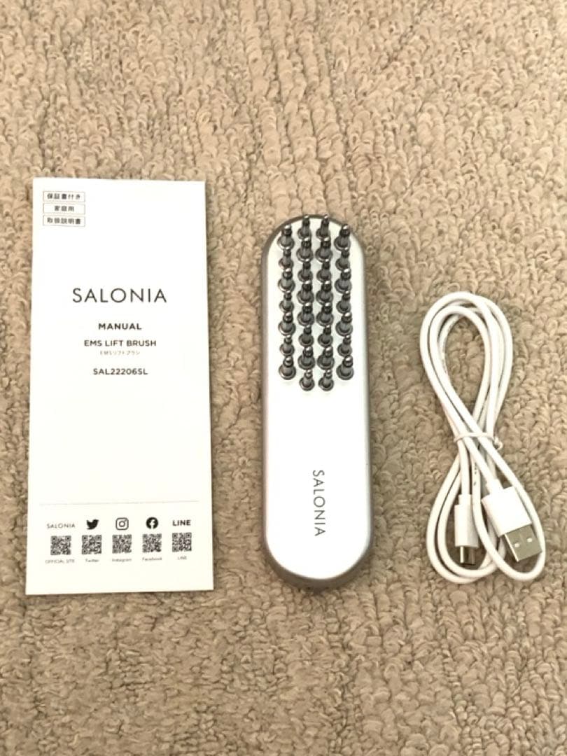 【美品】SALONIA サロニア EMS リフトブラシ 電気ブラシ 美顔器 頭皮 Amazon.co.jp: SALONIA サロニア EMS リフトブラシ 3Dケア 電気ブラシ
