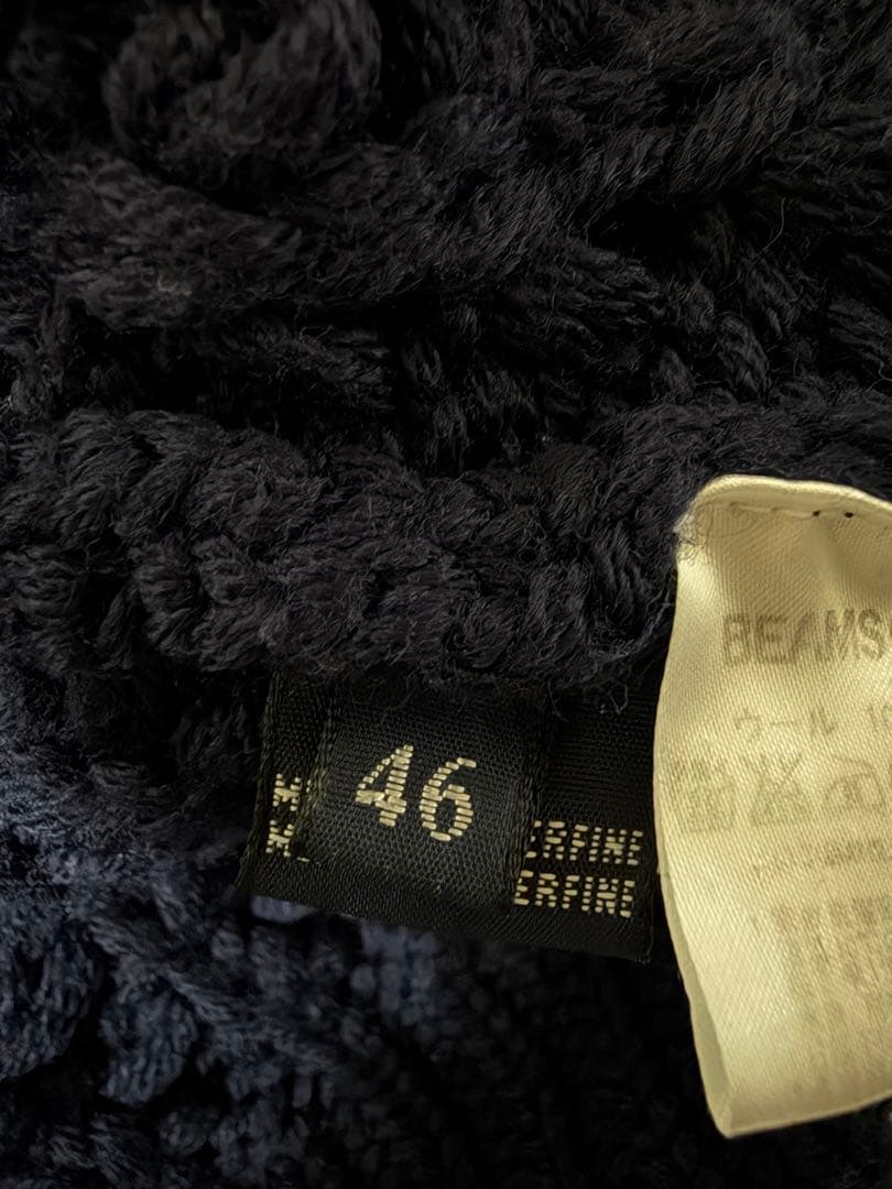 超美品Drumohr 肉厚ケーブルニットカーディガン イタリア製 メリノウール