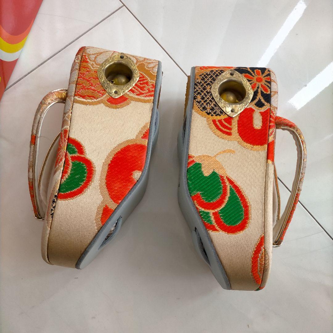 七五三 7歳 ぽっくり草履21cm