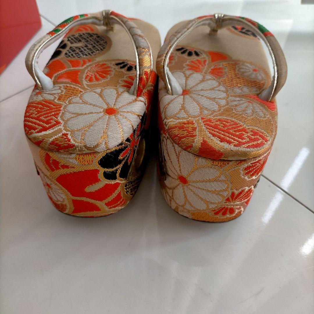 七五三 7歳 ぽっくり草履21cm