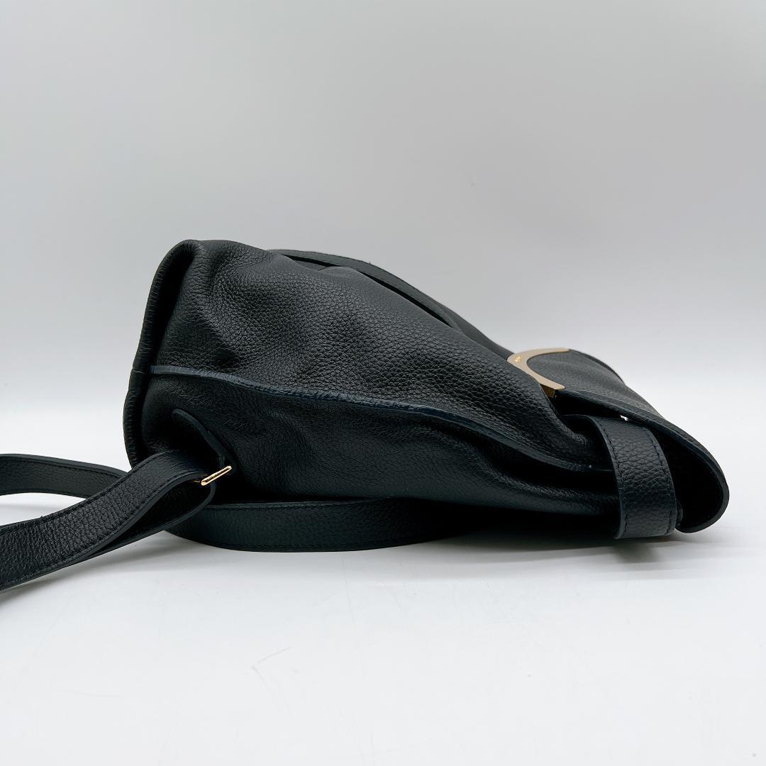 良品 SEE BY CHLOE リジー シボレザー リュック ネイビー系f91