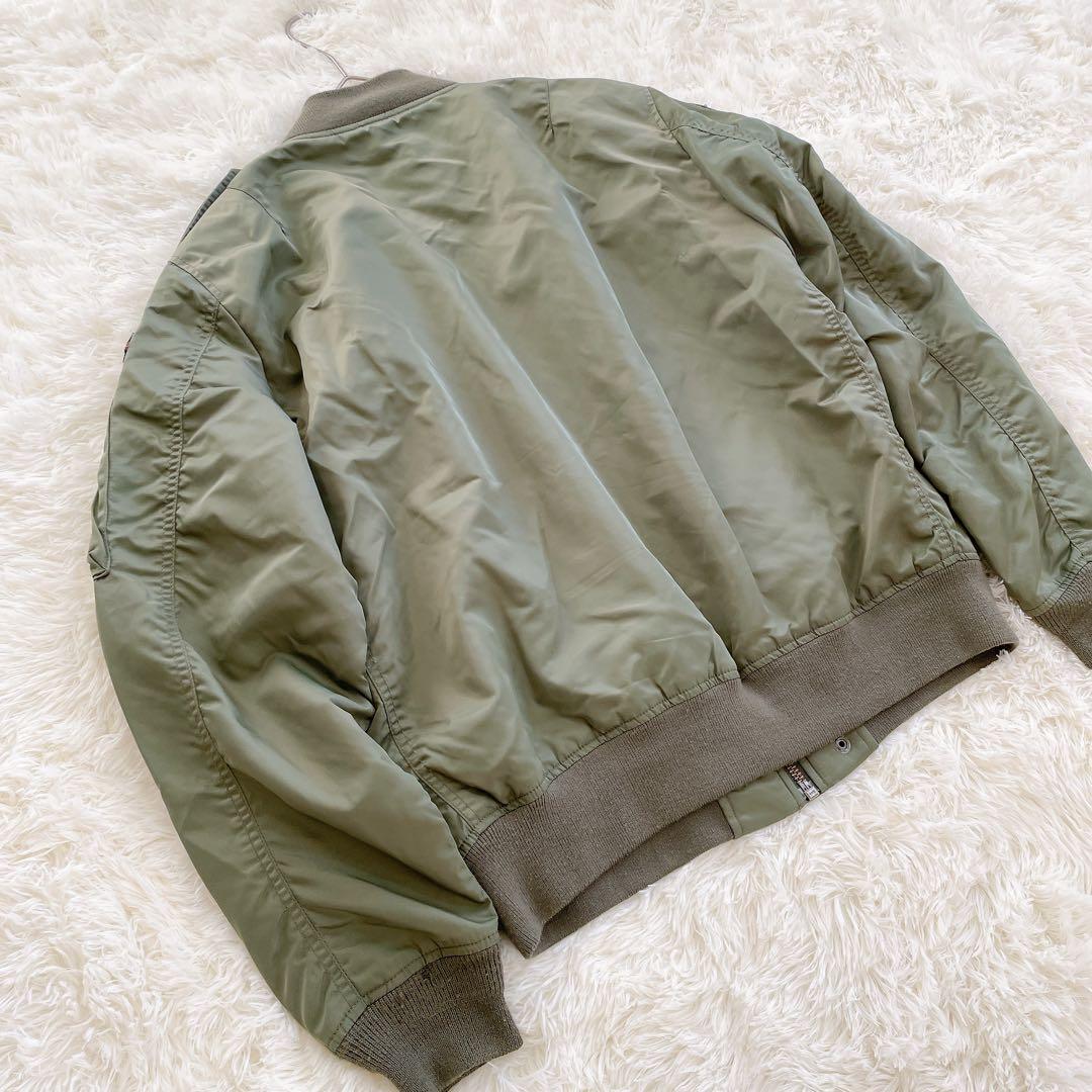 2XLサイズ✨AVIREX MA-1フライトジャケット タイガー刺繍 ブルゾン