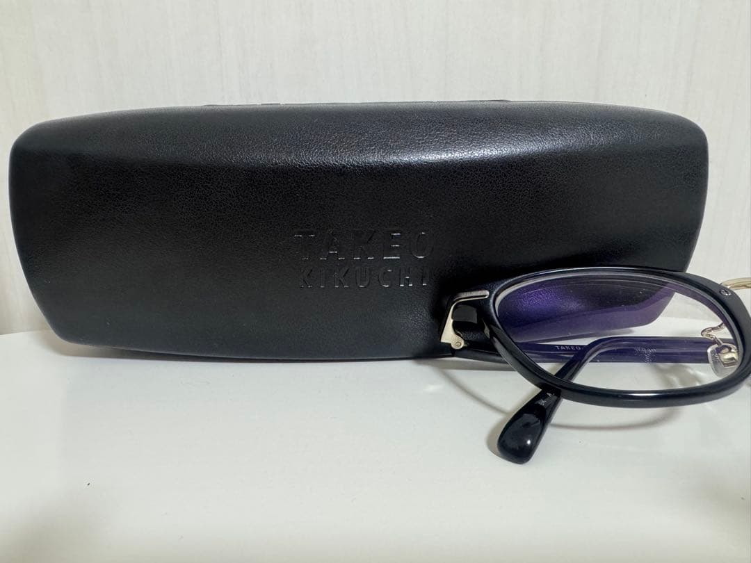 キクチタケオ　メガネ　フレーム　黒縁　TKO311
