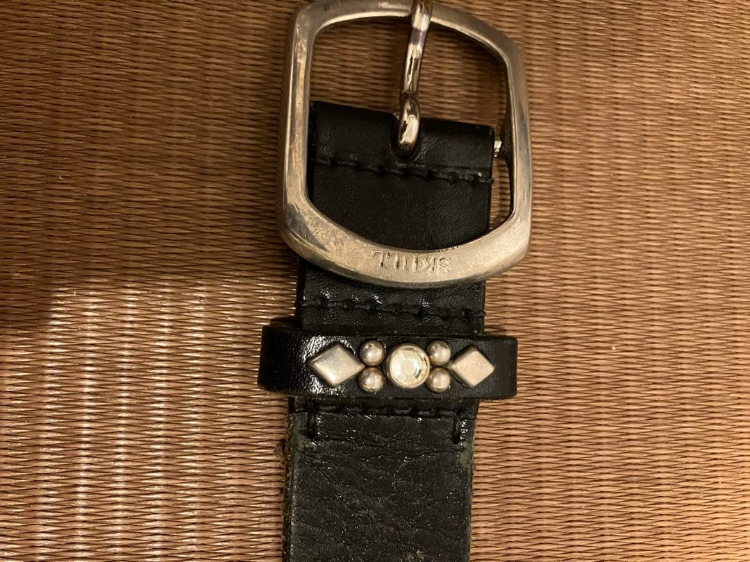 SKULL スタッズベルト