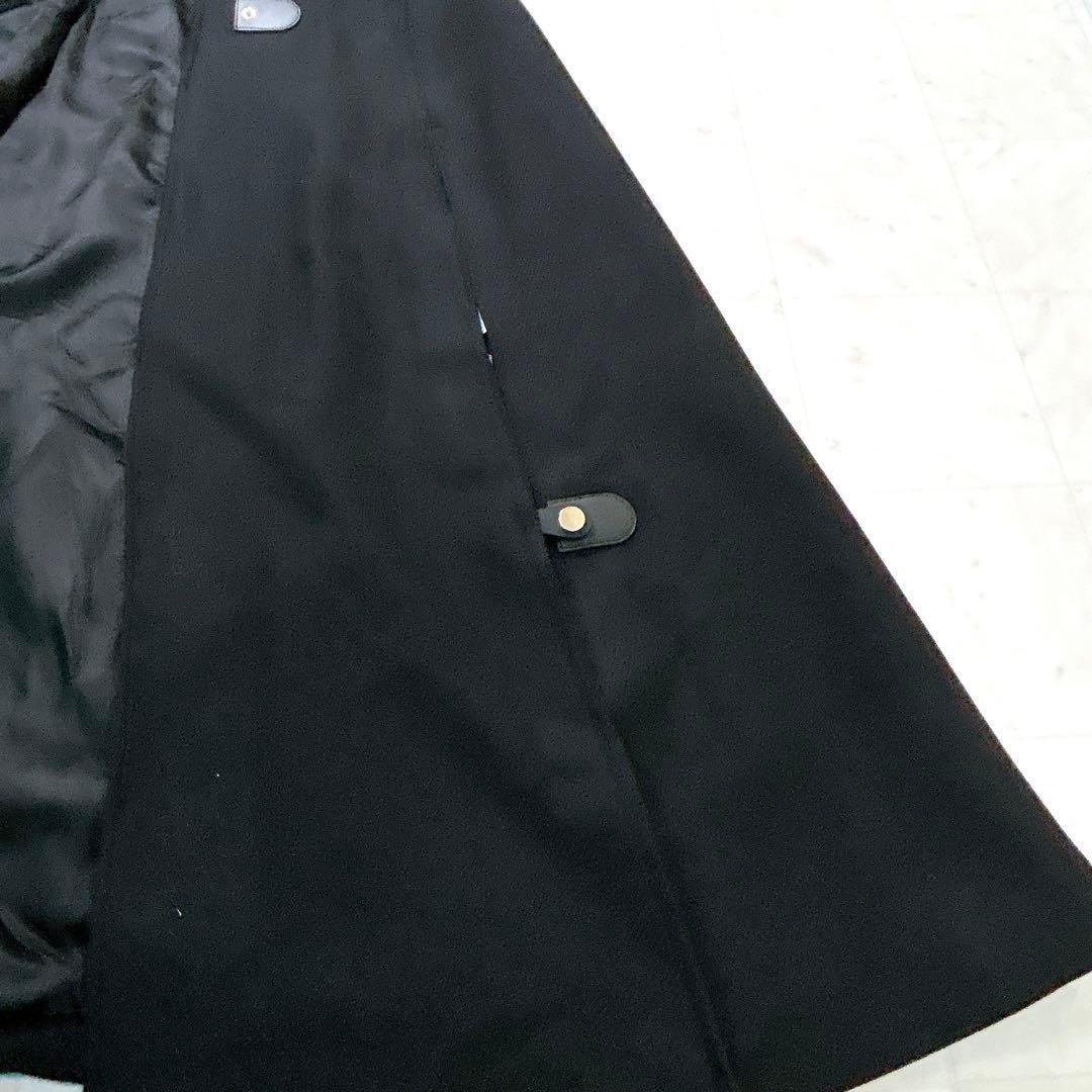 完売 希少 ZARA MANTECO ケープコート ポンチョ ブラック M