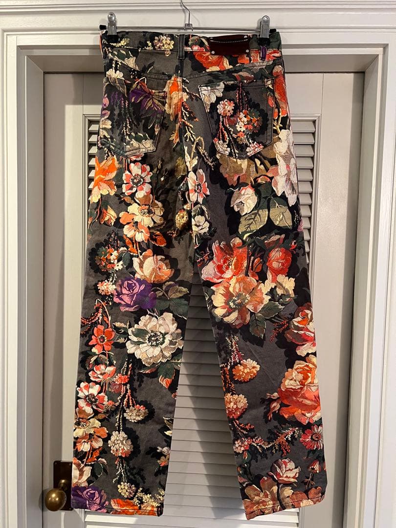 DRIES VAN NOTENラクロワフローラルデニムサイズ26