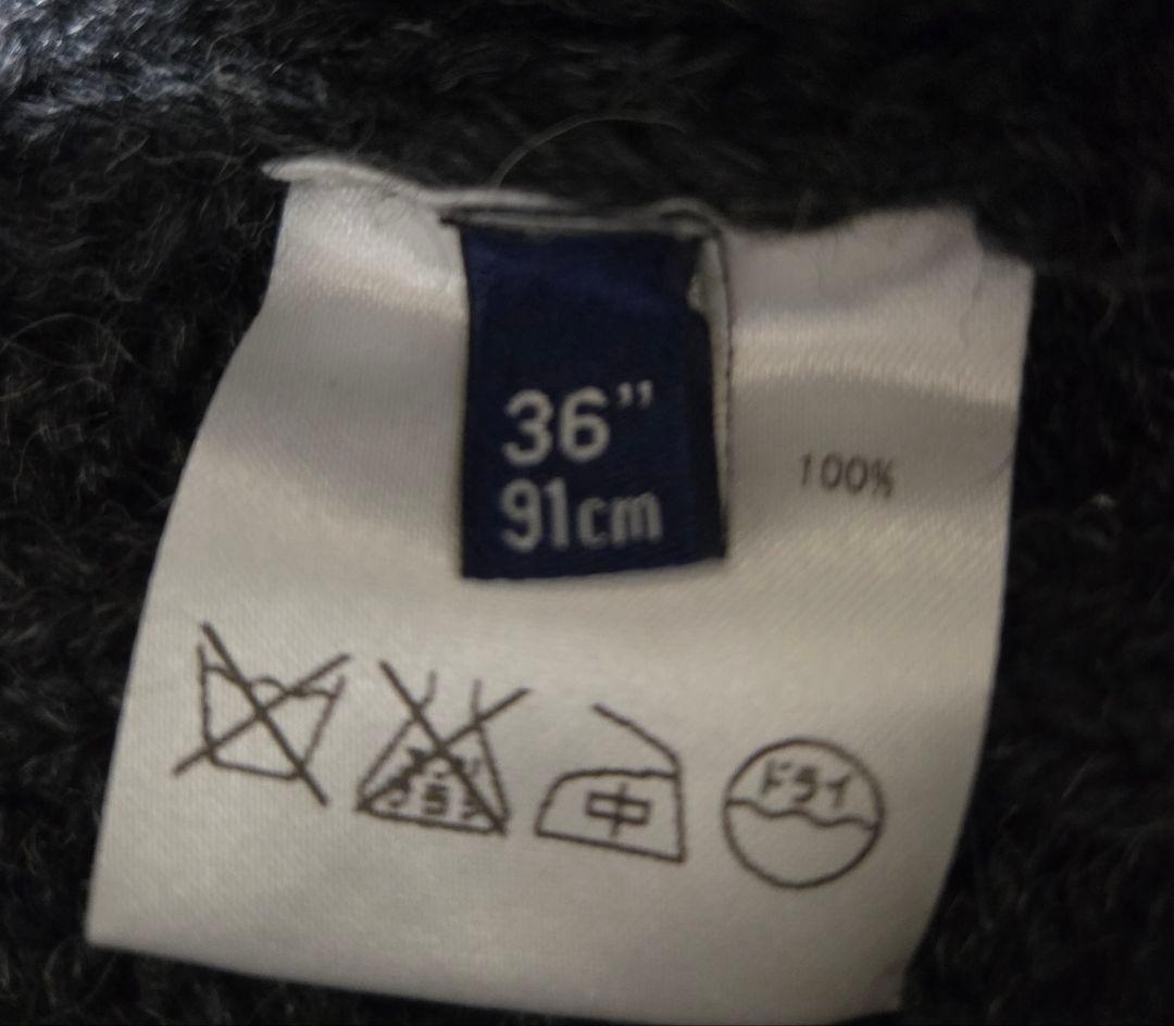 希少 Guernsey Woollens タートルネック 36 ガンジーセーター