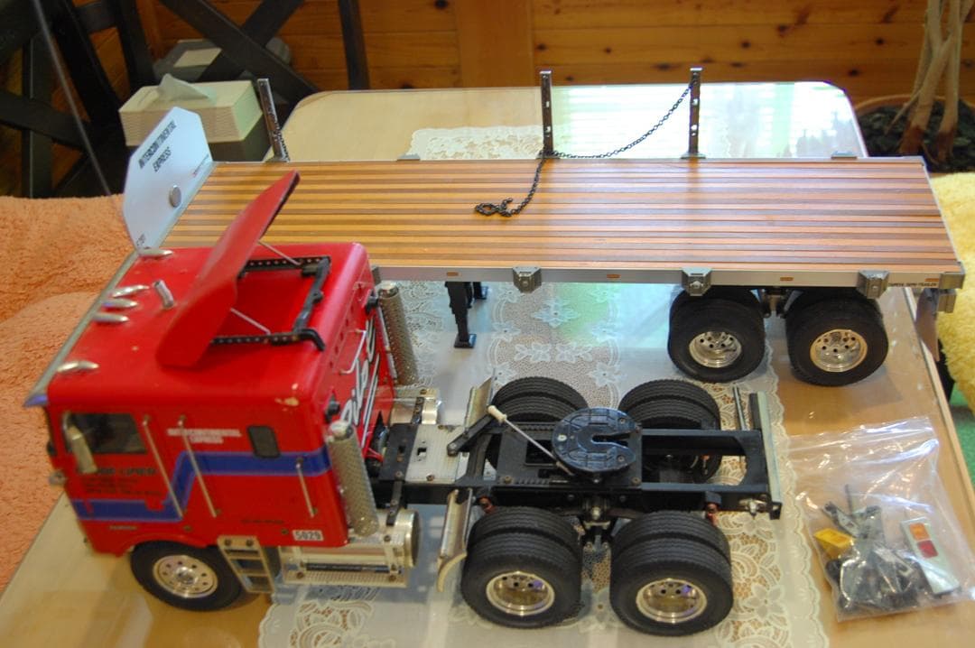 タミヤ 1/14 トレーラー グローブライナー ジャンク