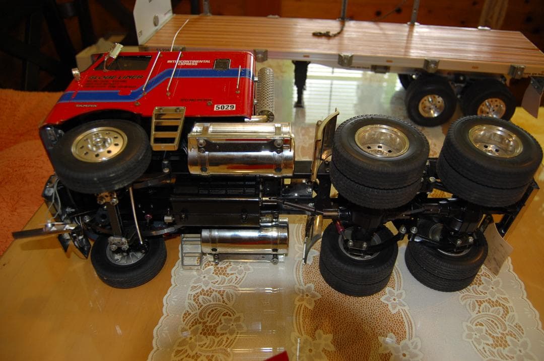 タミヤ 1/14 トレーラー グローブライナー ジャンク