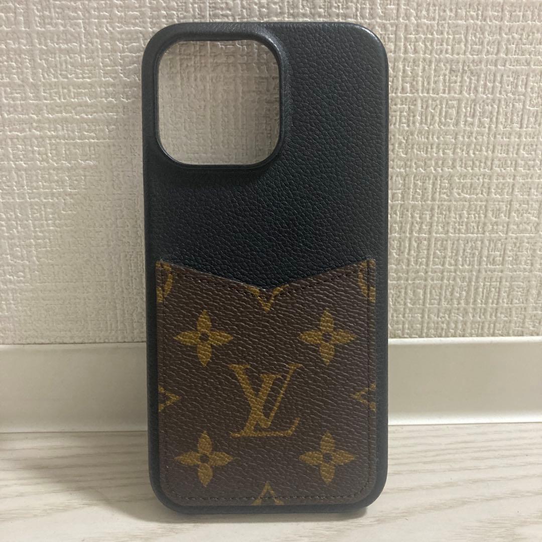 ✨極美品✨ルイヴィトン　iPhone15promaxケース　モノグラム　黒