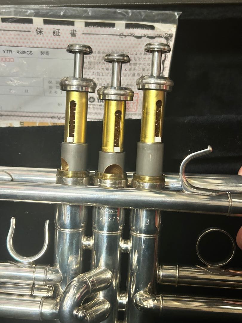 YAMAHA YTR-4335GS トランペット シルバー