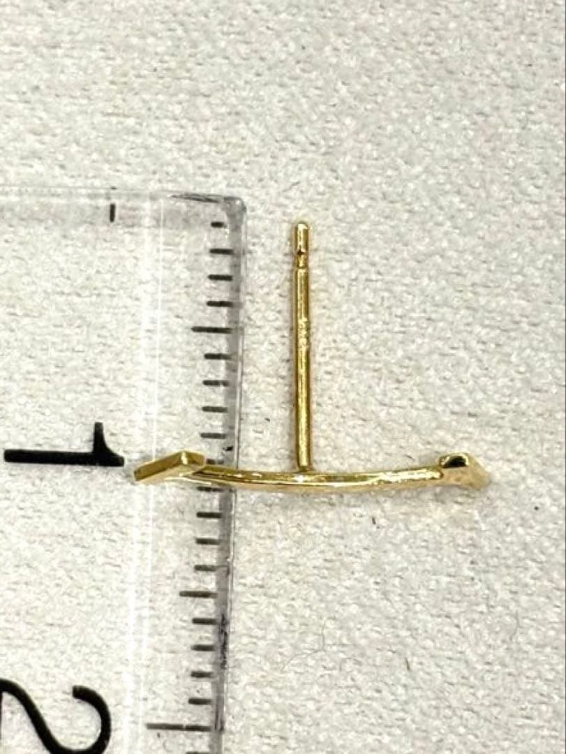 K18スマイル型ピアス(片耳用)