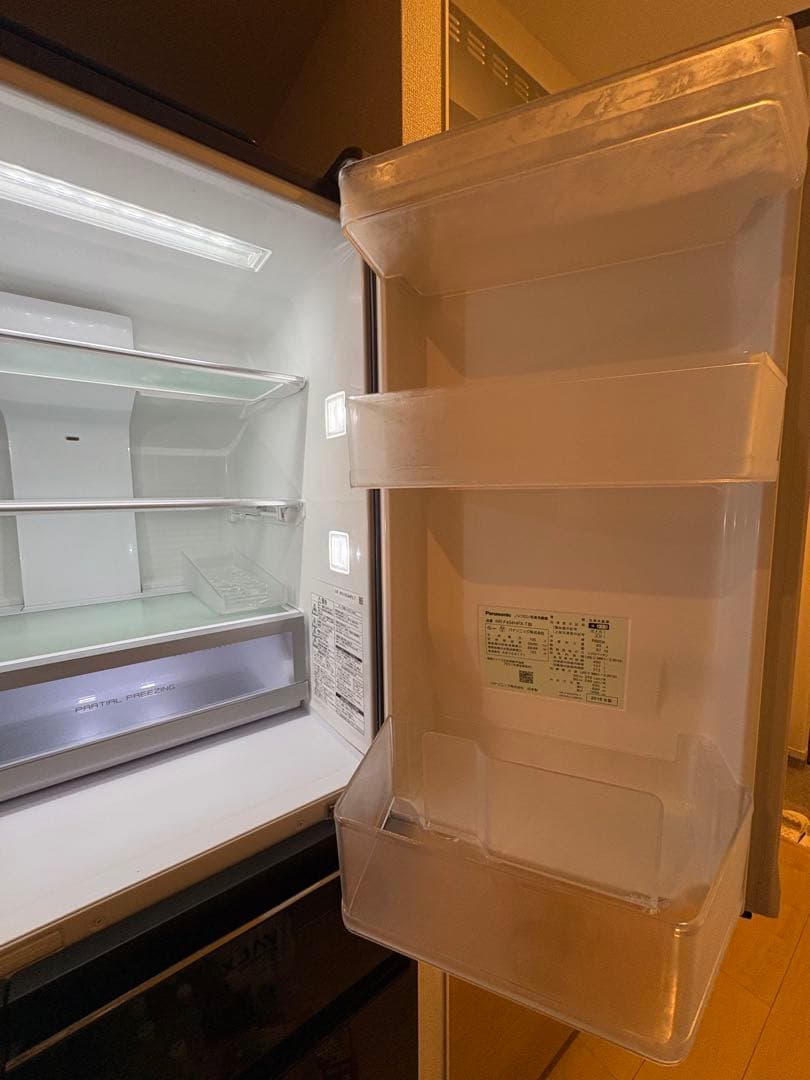 Panasonic 冷蔵庫 2018年製 NR-F454HPX ダークブラウン