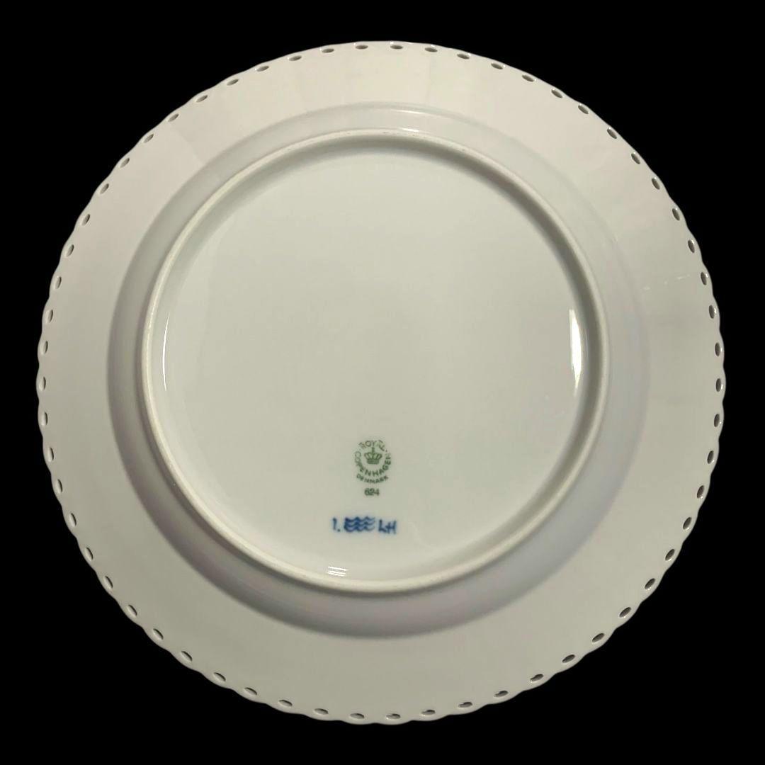 ロイヤルコペンハーゲン ブルーフルーテッド フルレース プレート 5枚セット