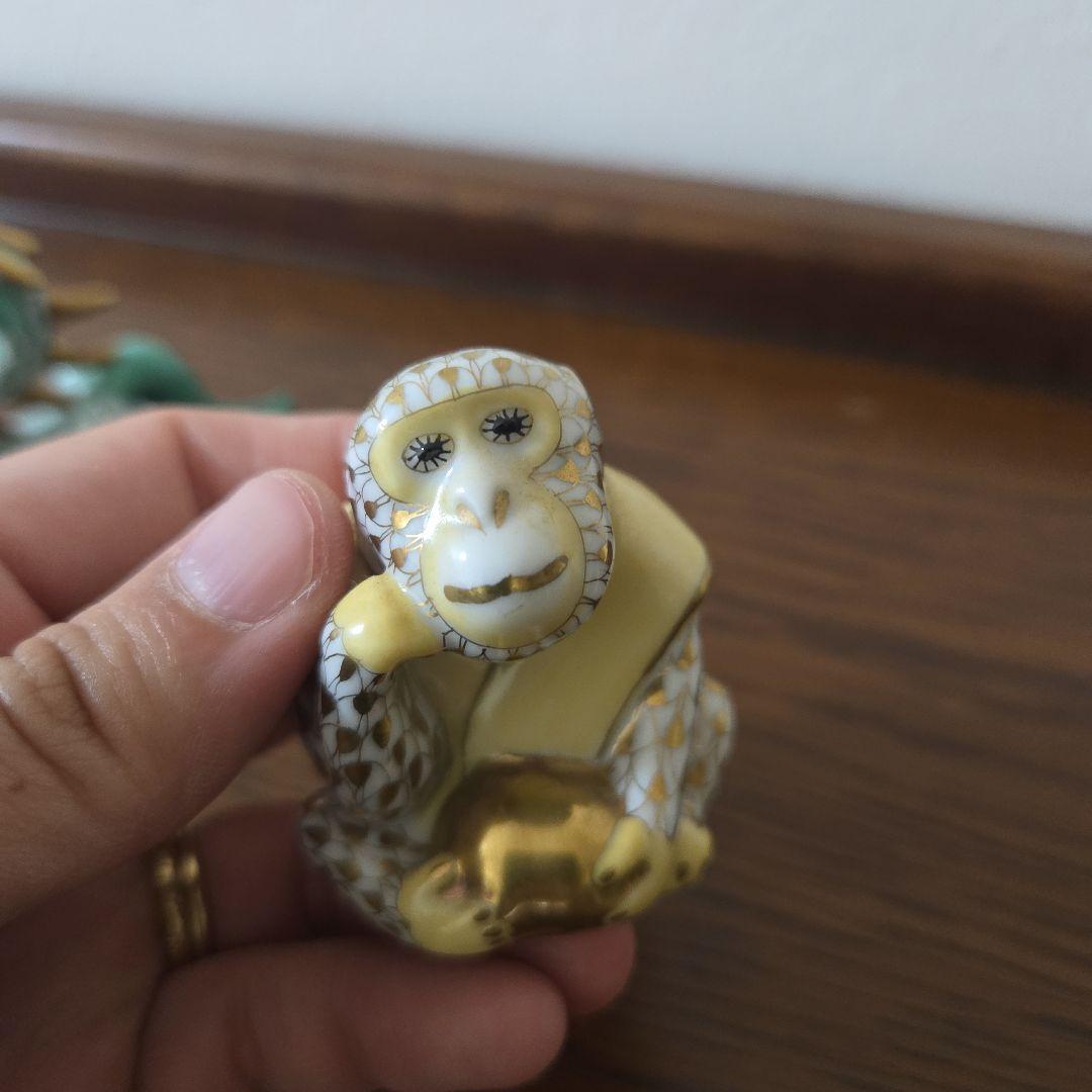 ヘレンド　干支　猿　辰