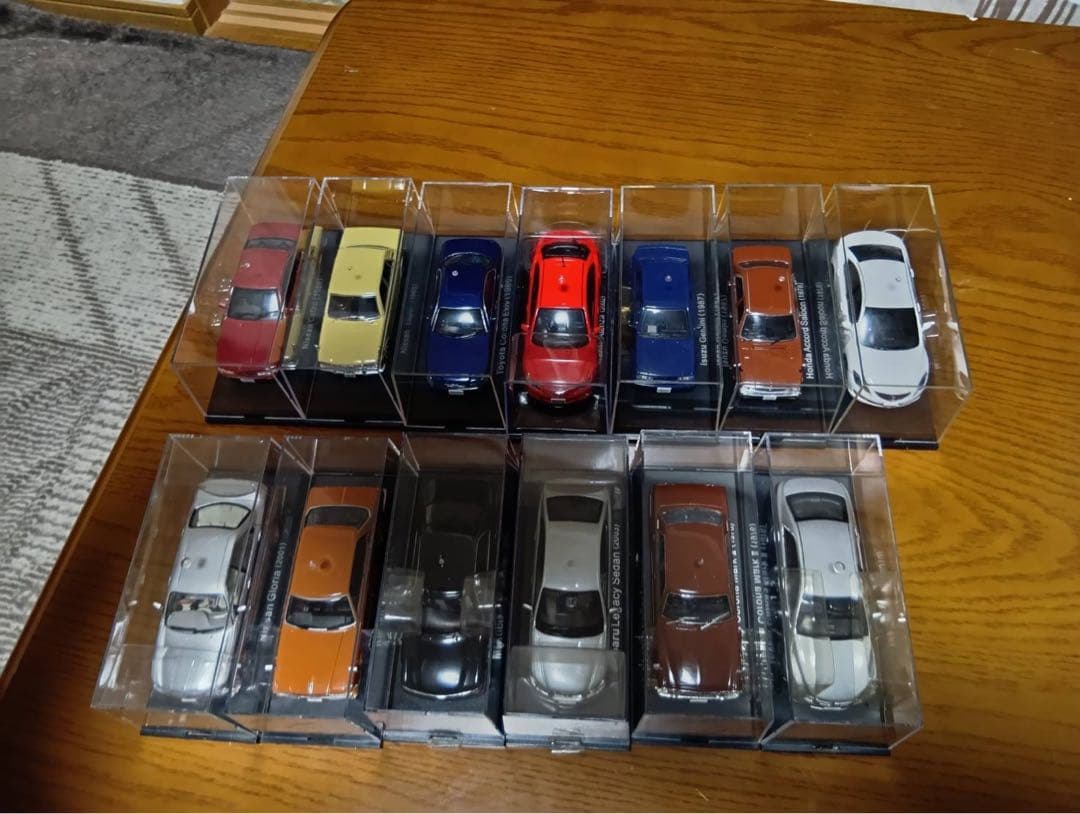 【13台セット】国産名車コレクション　1/43 ミドルセダン　スポーツセダン