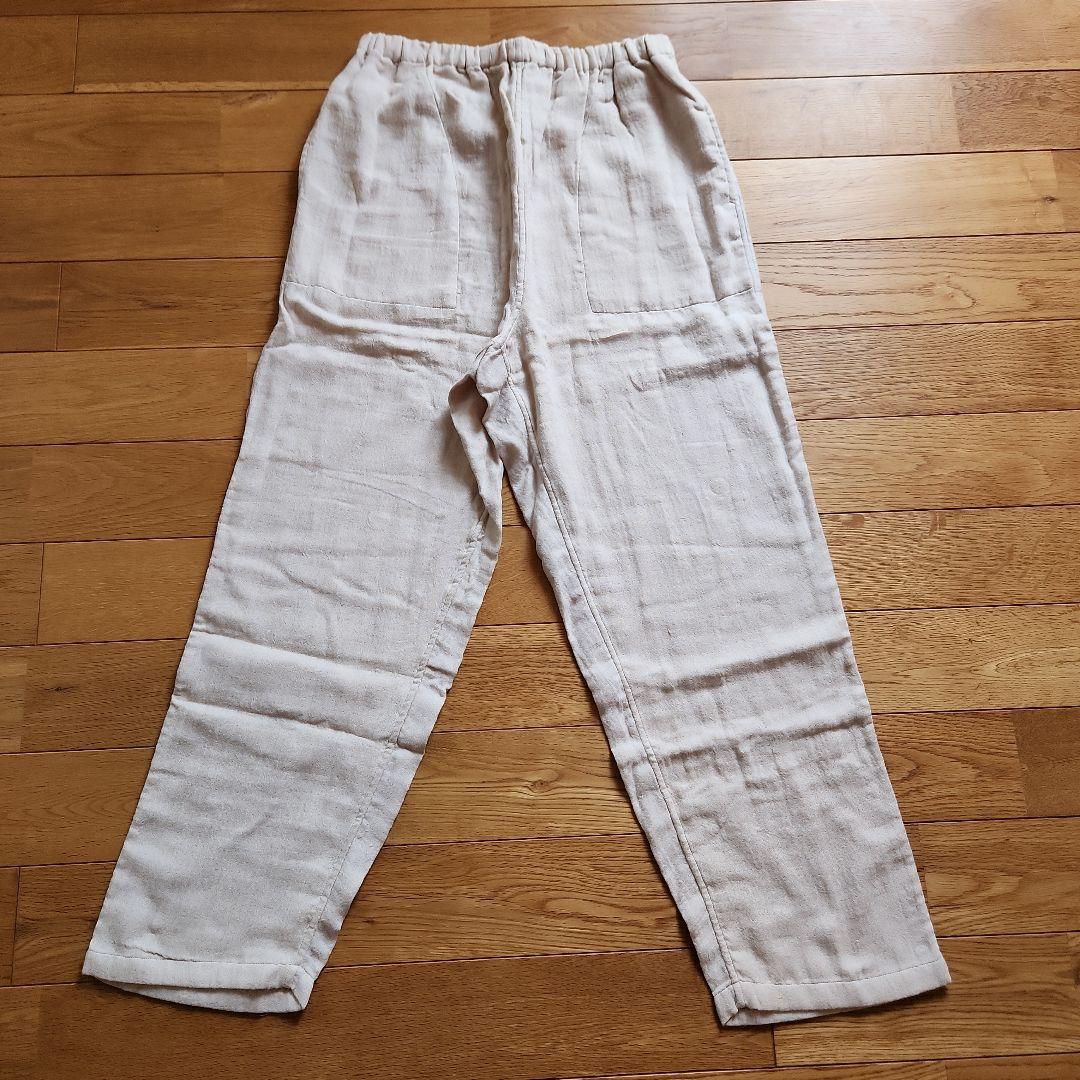 ウチノ　パジャマ　ベージュ 長袖・長ズボン