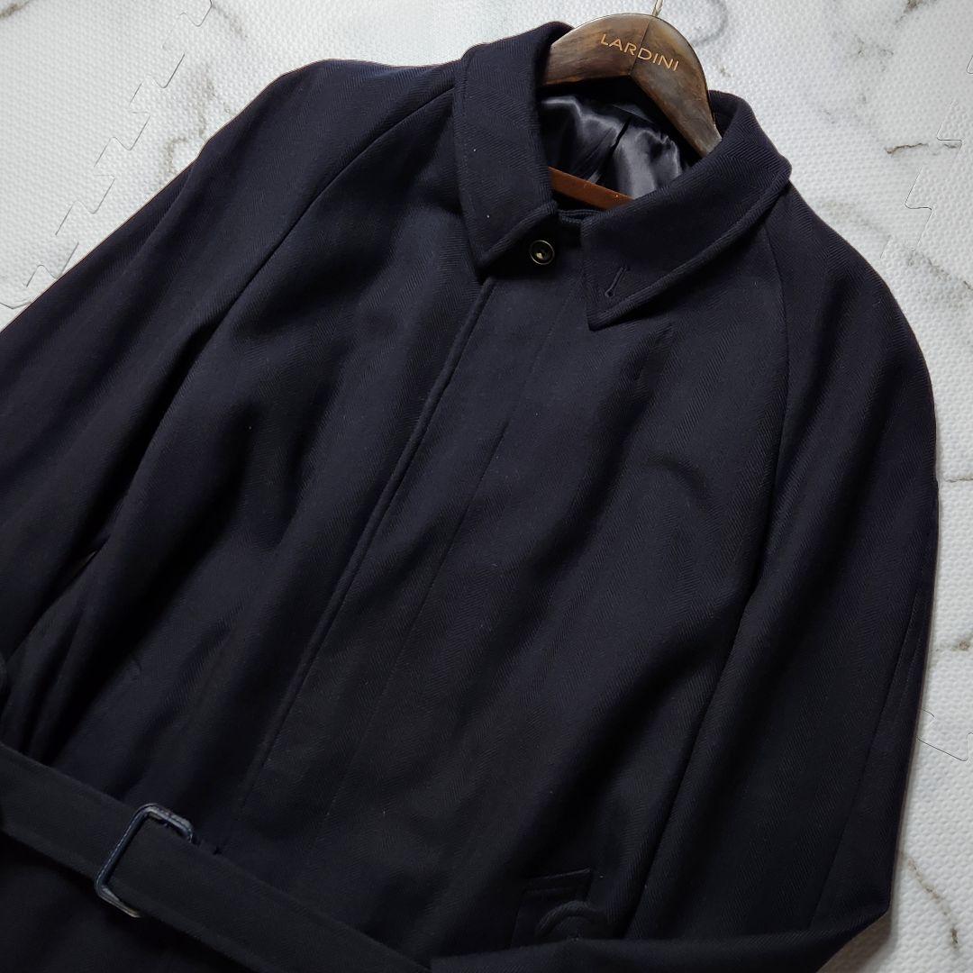 極美品✨XXL相当 アルマーニコレツィオーニ ステンカラーコート ベルト付き