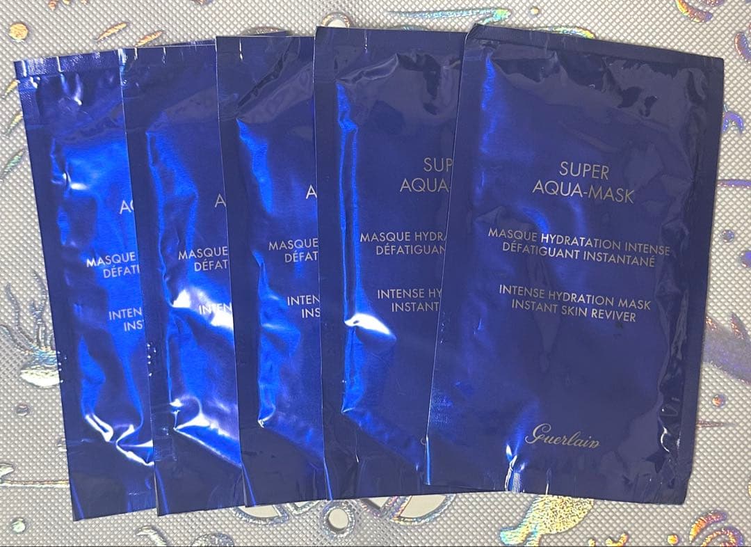 新品　ゲラン　スーパーアクア　シートマスク　5枚