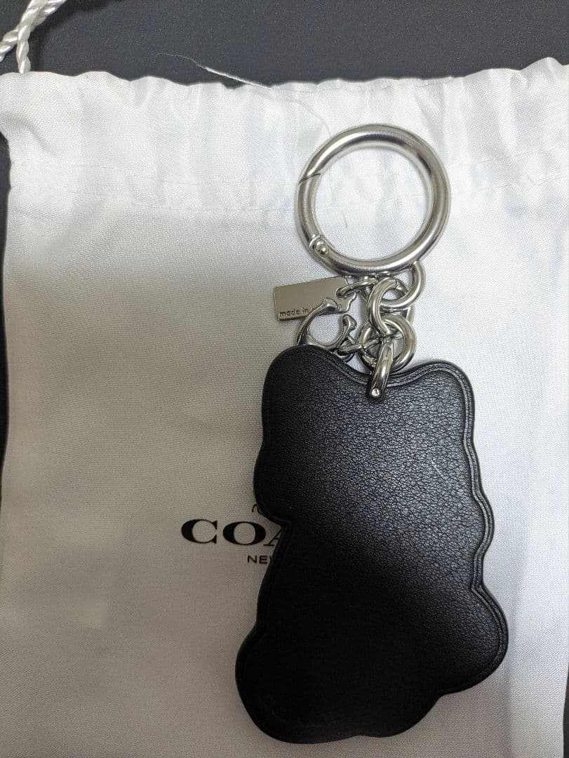 貴重】COACH レザーキーホルダー キャットストリート限定品