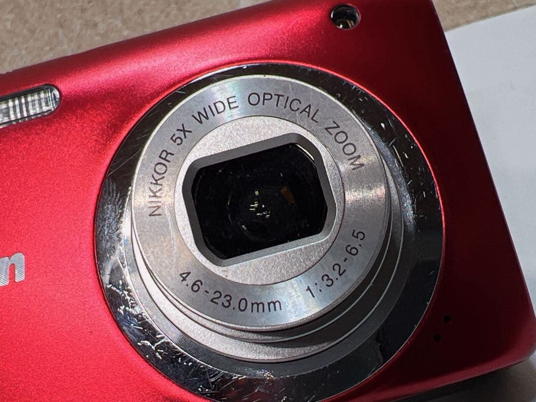 NIKON COOLPIX A100 デジタルカメラ レッド