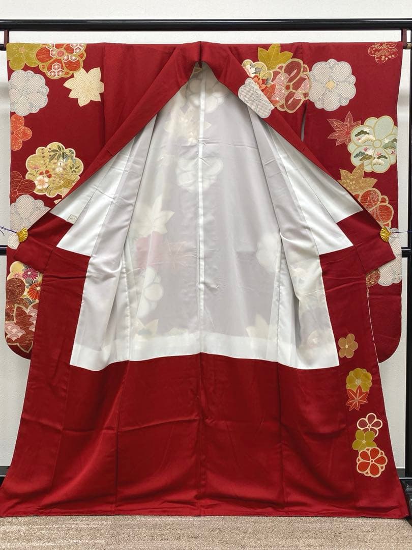 振袖 豪華 金駒 金彩 紋意匠 身丈164cm