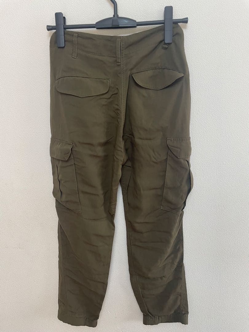 超美品☆【Whim Gazette】バックサテンカーゴパンツ