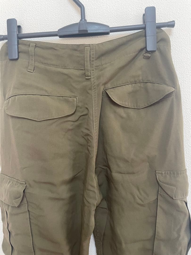 超美品☆【Whim Gazette】バックサテンカーゴパンツ