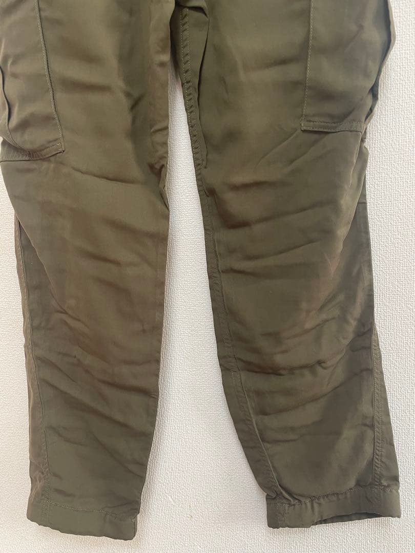 超美品☆【Whim Gazette】バックサテンカーゴパンツ
