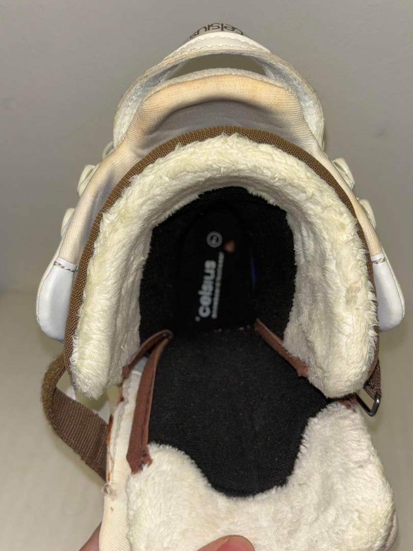 celsius スノーボードブーツ 女性用 ホワイト/ブラウン