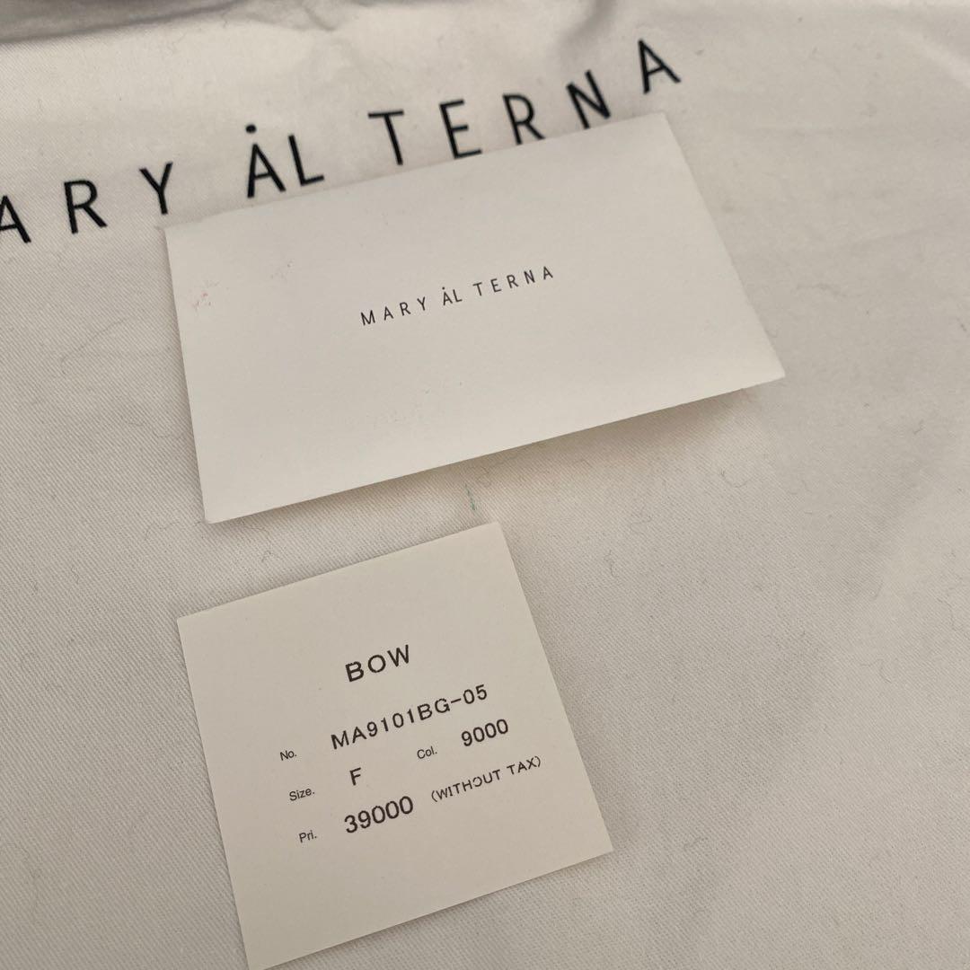 MARY AL TERNA メアリオルターナ　ブラックレザーハンドバッグ