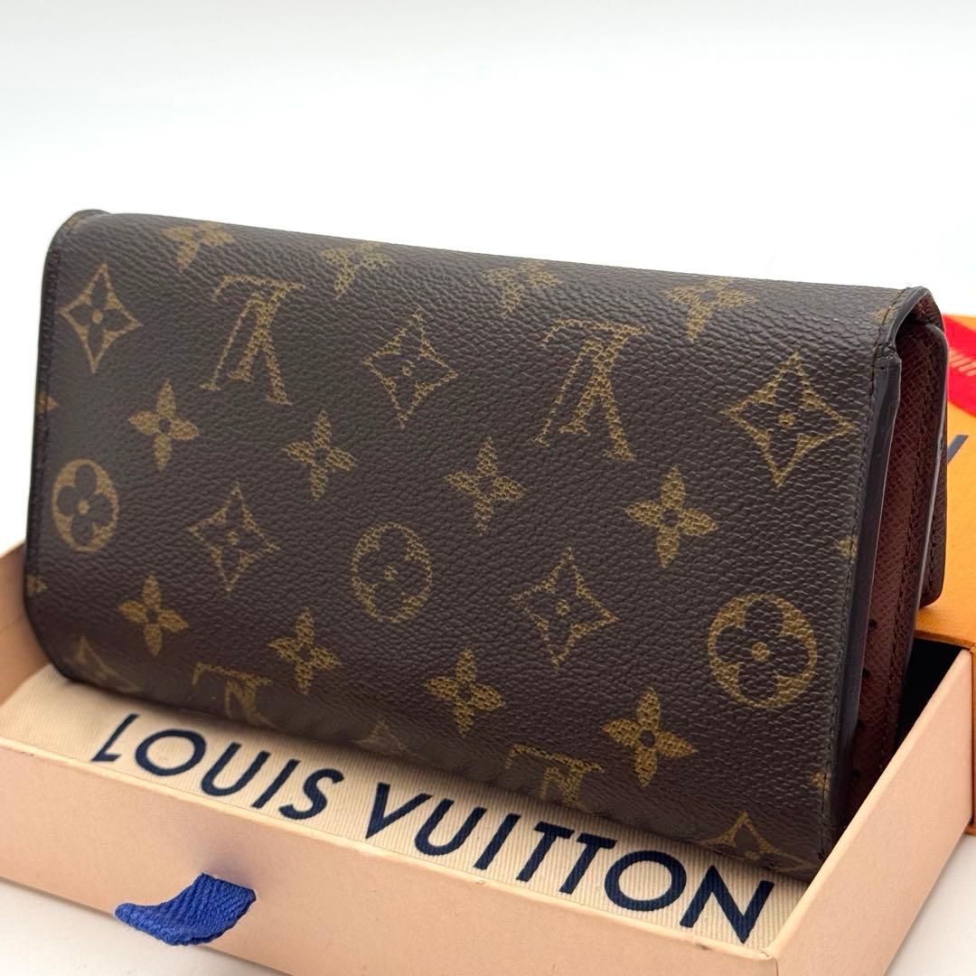 【新型】ルイヴィトン　インターナショナル　三つ折り財布　長財布　wallet