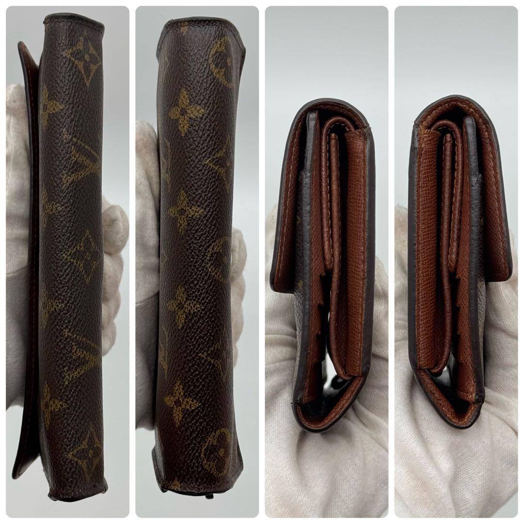 【新型】ルイヴィトン　インターナショナル　三つ折り財布　長財布　wallet