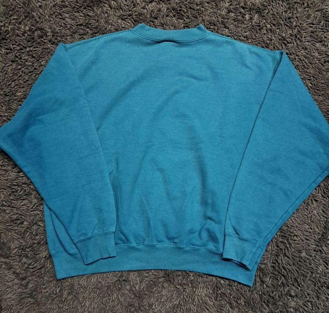 【90s USA製 カーハート】肉厚 2XL 刺繍ロゴ 旧ロゴ スウェット 緑