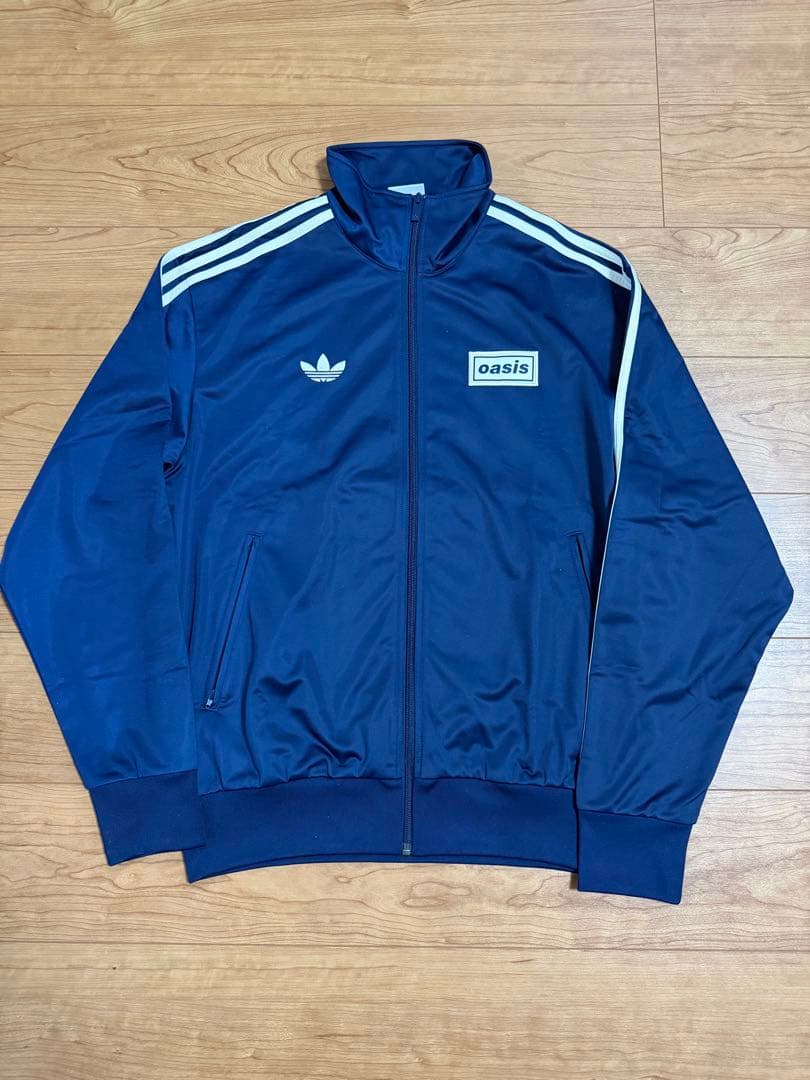 adidas × oasis ファイヤーバードトラックジャケット ネイビー XL