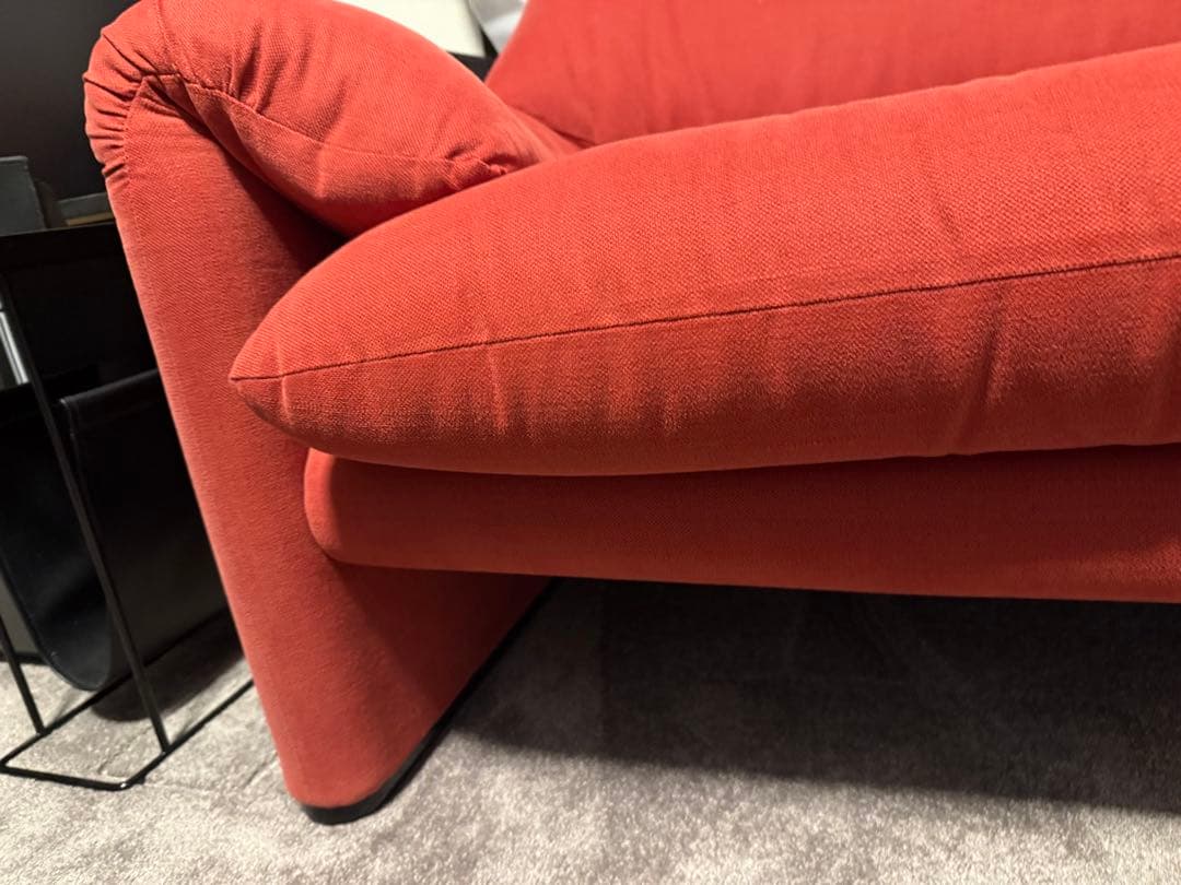 カッシーナ マラルンガ2P レッド - メルカリ