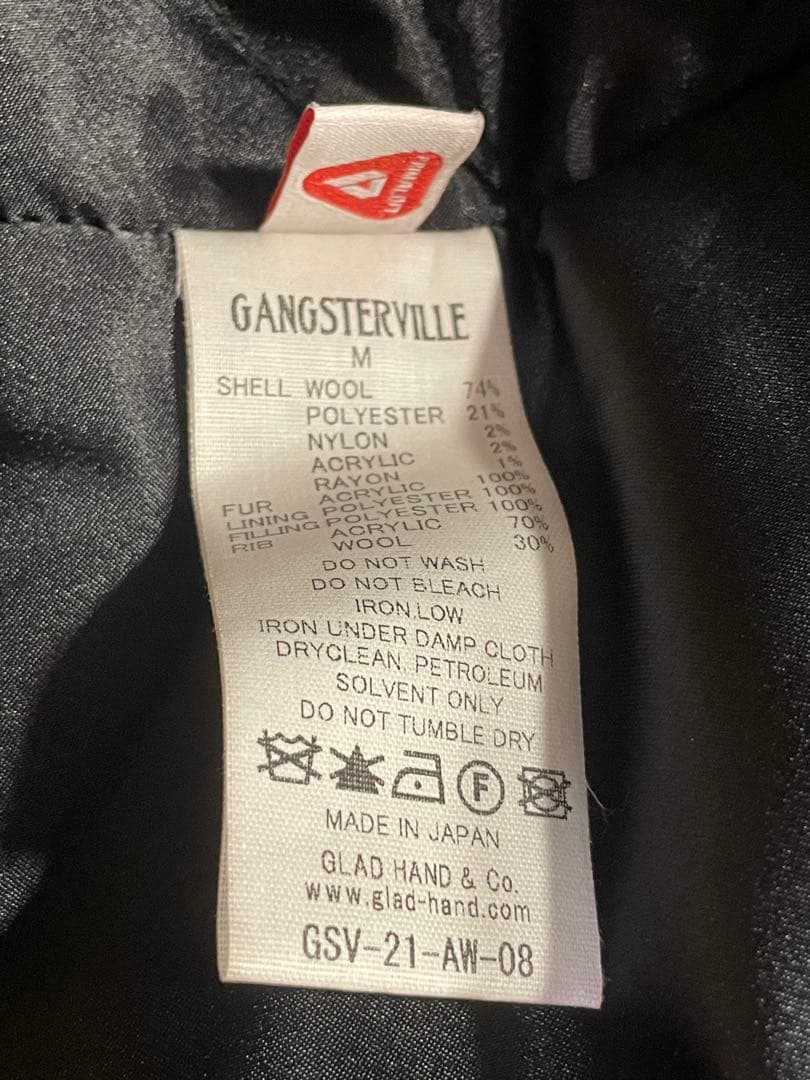 「新品タグ付き」定価84480円　GANGSTERVILLE モッズコート M