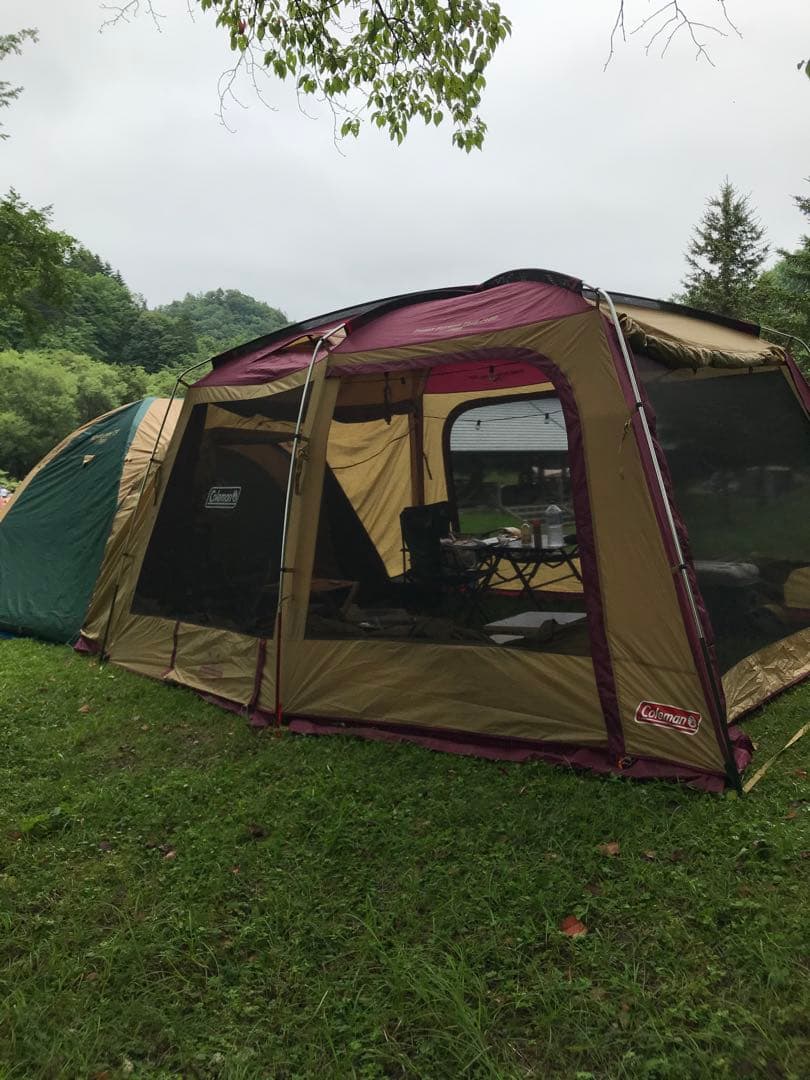希少 コールマン タフスクリーンタープ400 バーガンディ　限定品