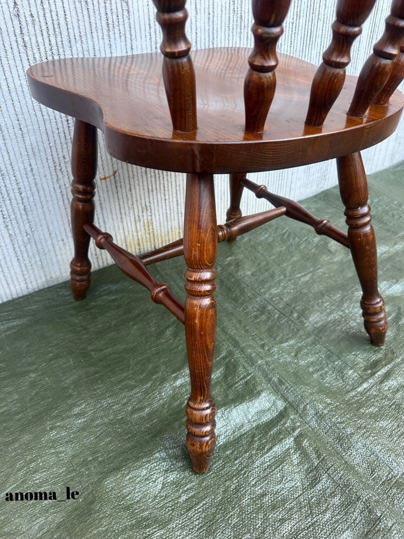 【ダイニングチェア】2　飛騨の家具　かしわ　柏木工　ウィンザーチェア