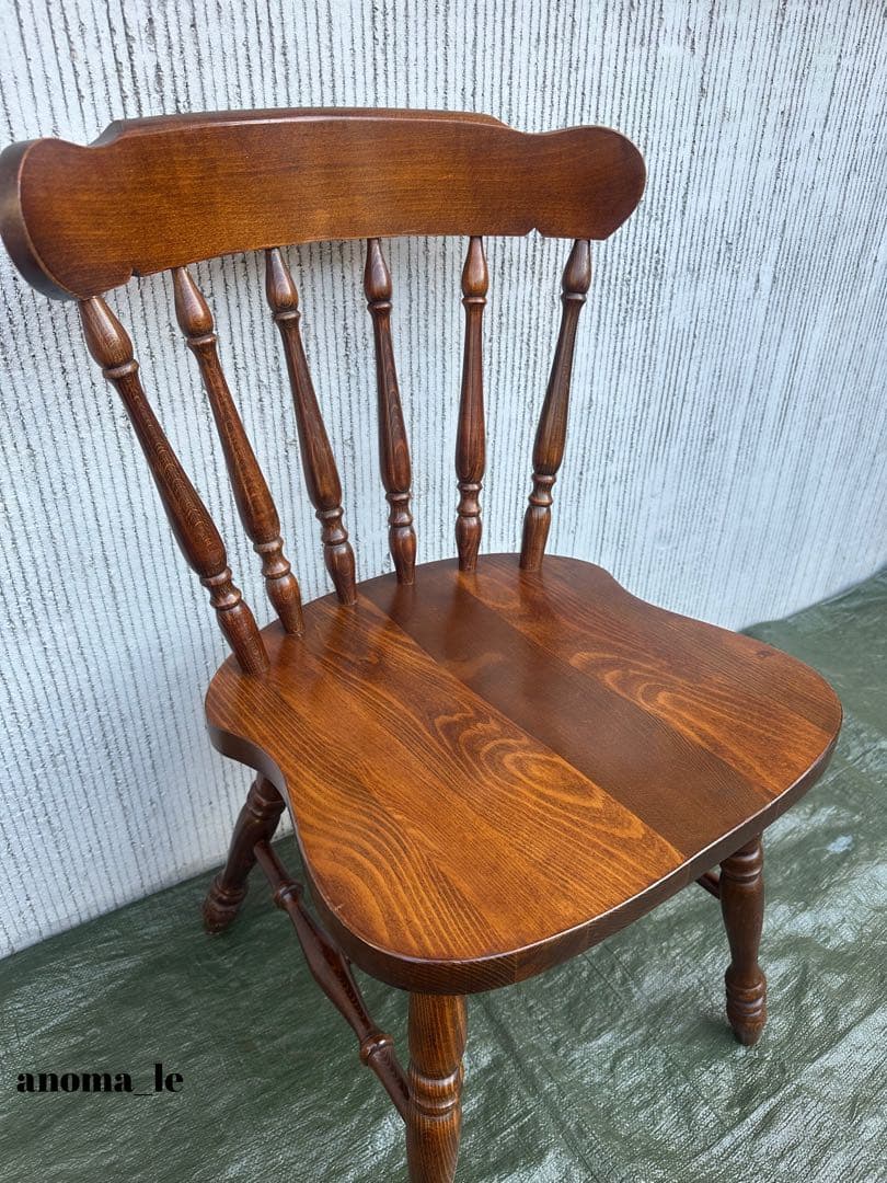 【ダイニングチェア】2　飛騨の家具　かしわ　柏木工　ウィンザーチェア