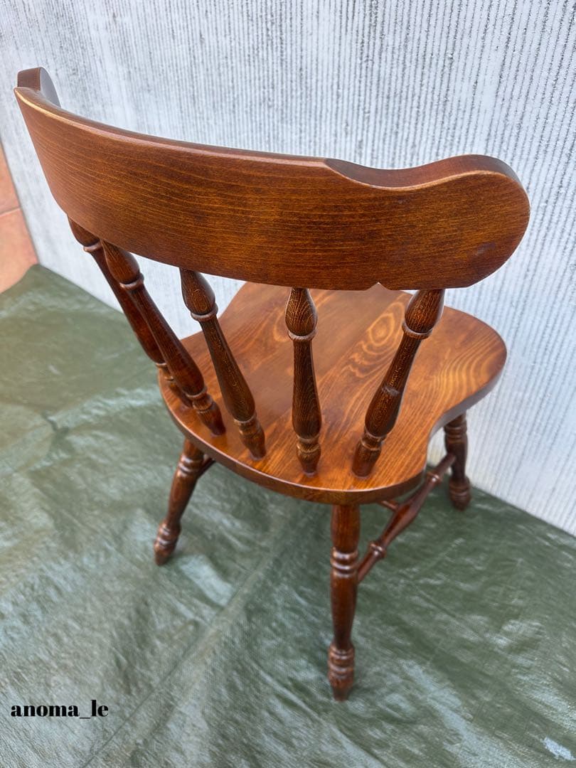 【ダイニングチェア】2　飛騨の家具　かしわ　柏木工　ウィンザーチェア