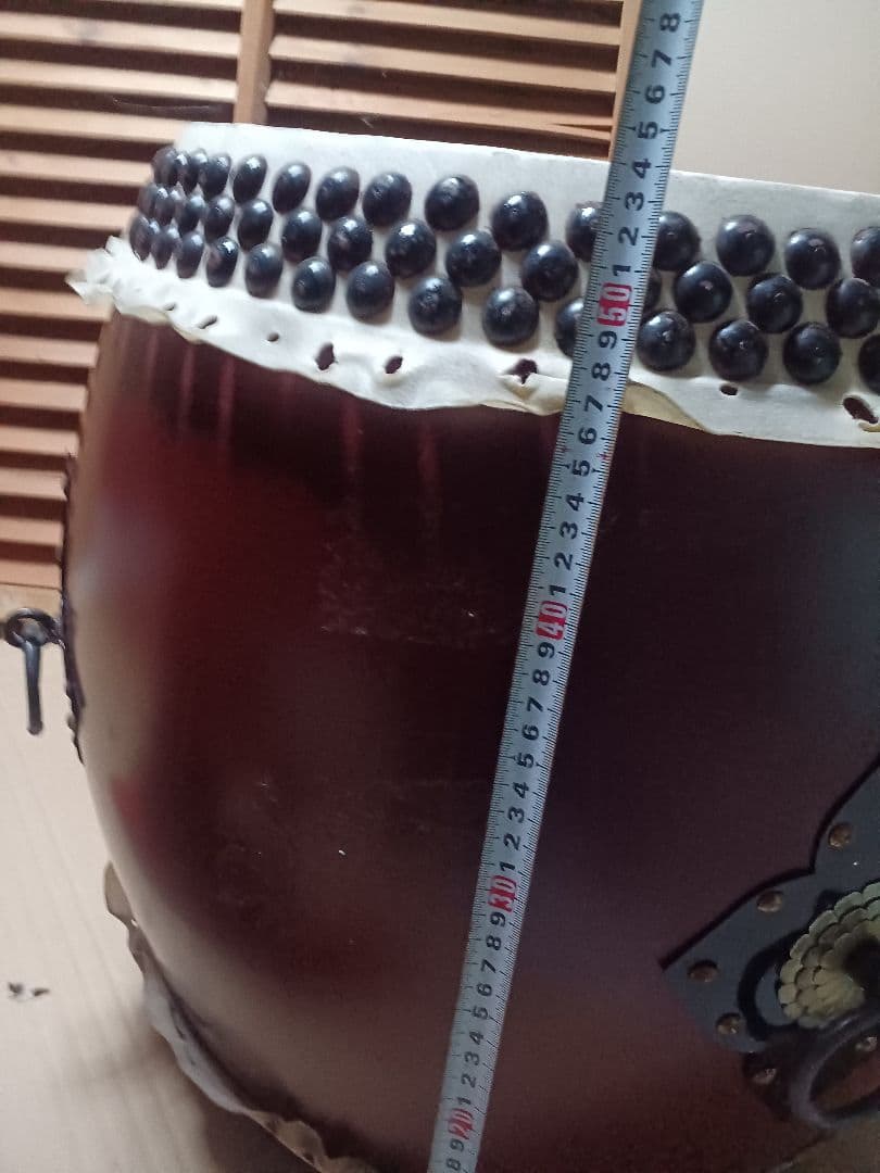 大きめ和太鼓 木製スタンド付き