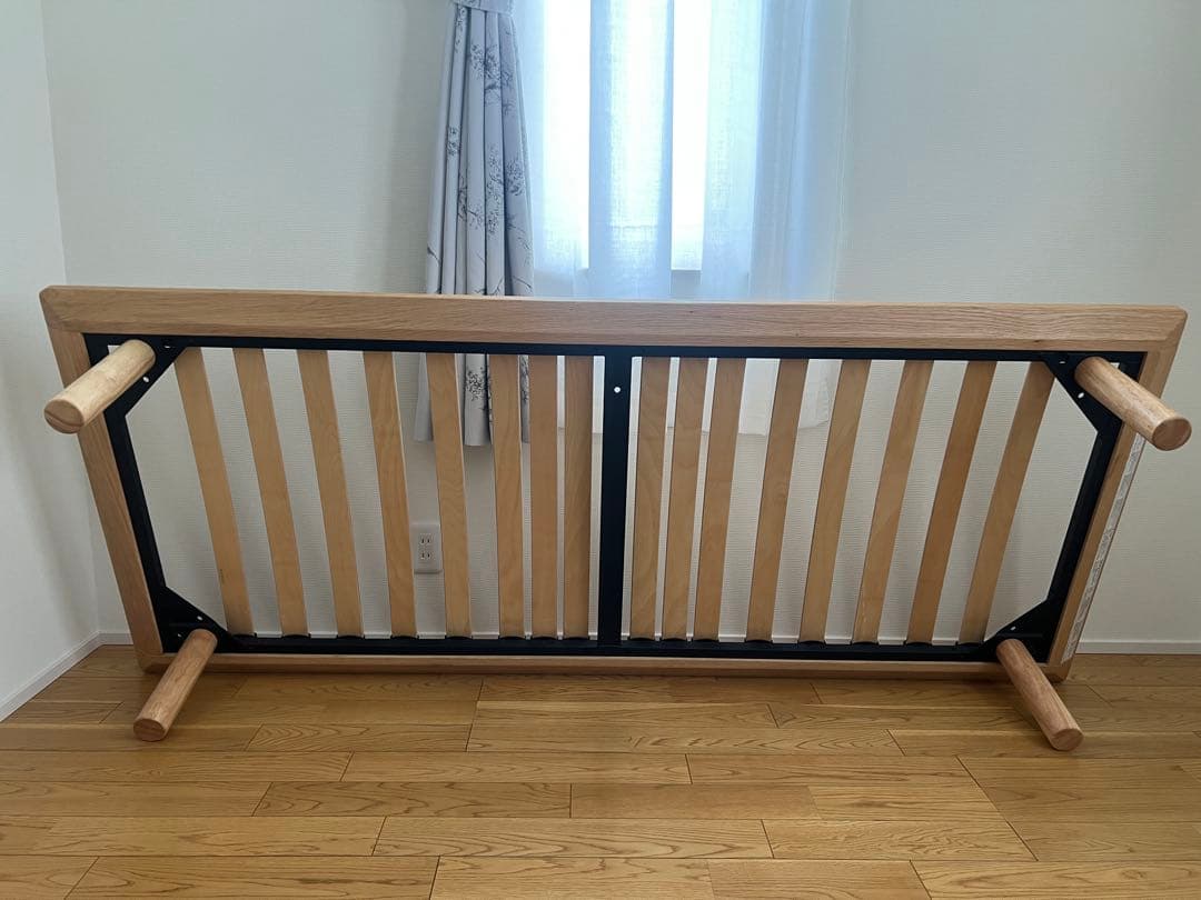 【送料込】無印良品 ベッドフレーム マットレス セミシングル セット